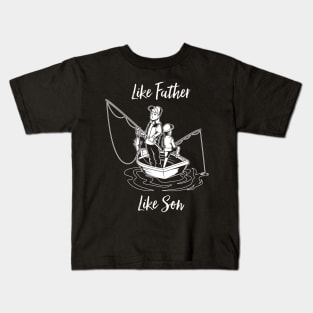 Real anglers - father and son Kids T-Shirt